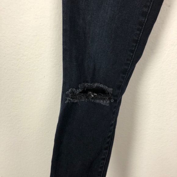 Frame Le High Skinny black ripped jeans 23 - Picture 5 of 8